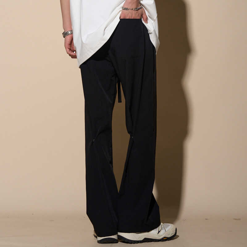 LOADMIND垂感长裤直筒微喇