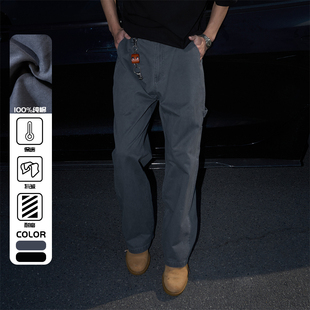 LOADMIND美式复古伐木帆布B11工装裤宽松阔腿直筒休闲长裤子男潮