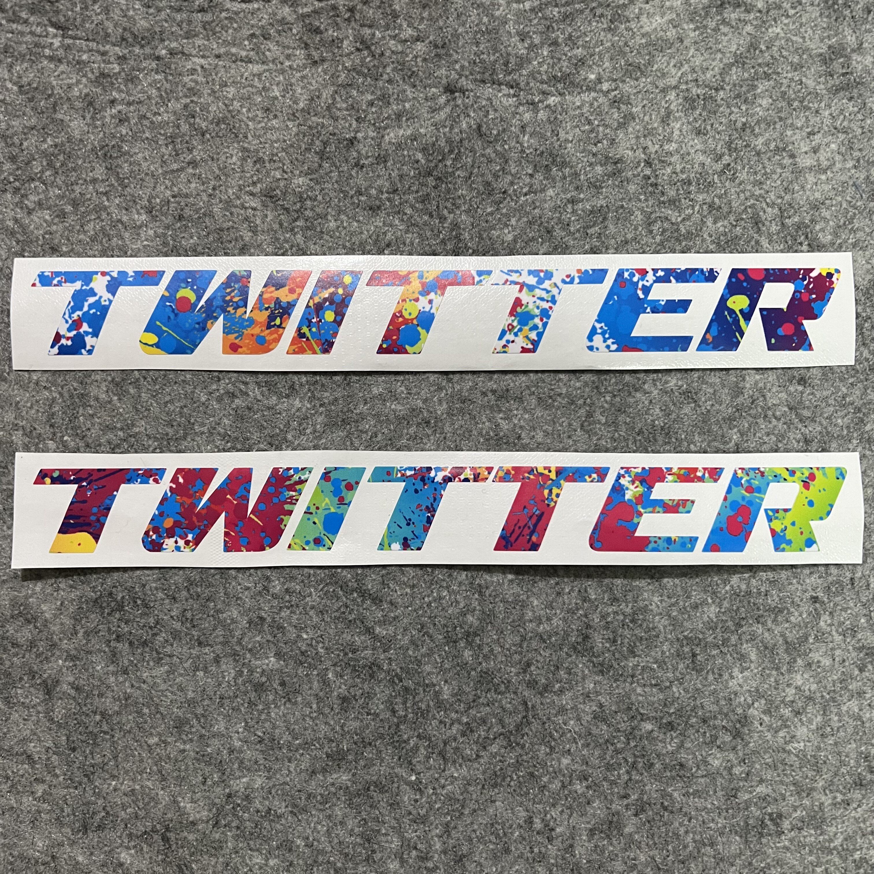 트위터 도로 자전거 산악 자전거 사이드 마크 커버 색상 변경 스티커