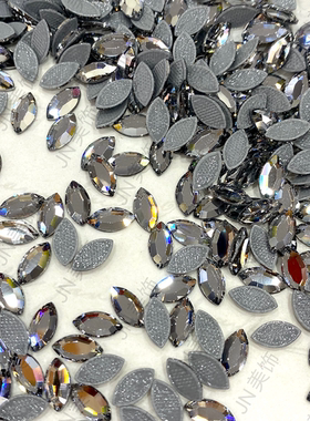 正品华子奥地利水晶闪烁白色美甲2200马眼烫底异型钻平底马眼奥钻