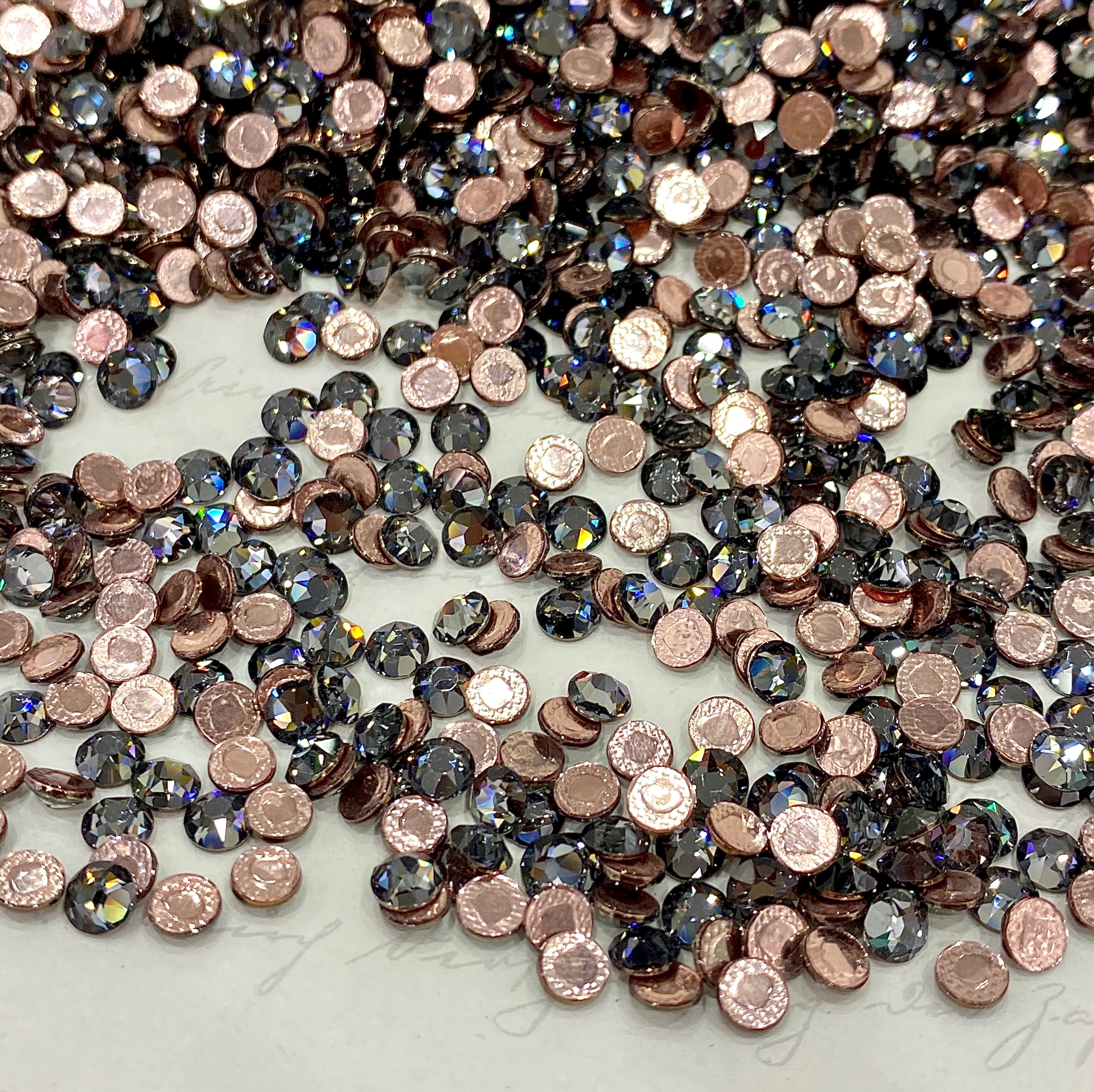 001sini新灰透灰美甲水钻