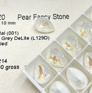 施华花式石4320胖水滴钻14x10mm华子饰品材料耳钉服饰钻球diy异形