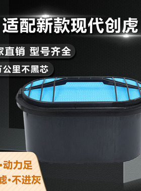 适配四川现代创虎空气滤芯28130-7W102新款440马力蜂窝空滤配件