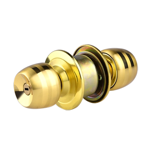 玥玛C级球形锁家用室内圆卧室门锁卫生间厕所不锈钢房间木门通用