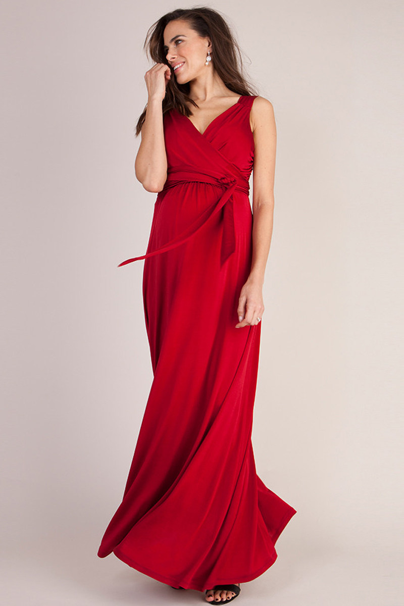 欧美礼服孕妇连衣裙哺乳裙孕期哺乳期长款背心裙妈妈时尚简约性感