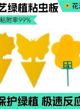 可定制双面粘虫板各种异性黄色水果捕蝇器黄色双粘性捕蝇器花园