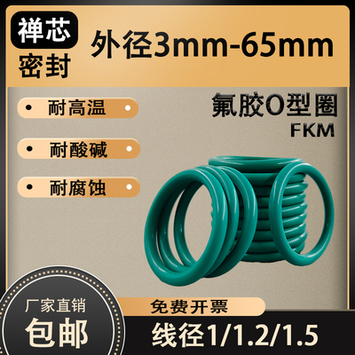 禅芯中国氟胶耐高温耐酸碱密封圈