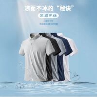 传奇保罗正品26年夏季新款纯色速干男士高品短袖T恤半袖衫polo衫