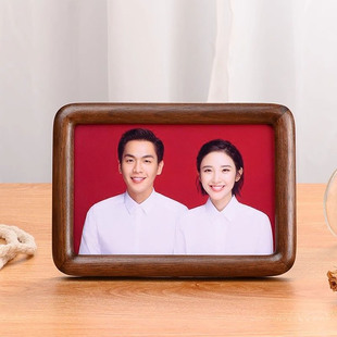 结婚登记照摆台结婚照结婚证高级相框diy艺术风高端轻奢创意ins风