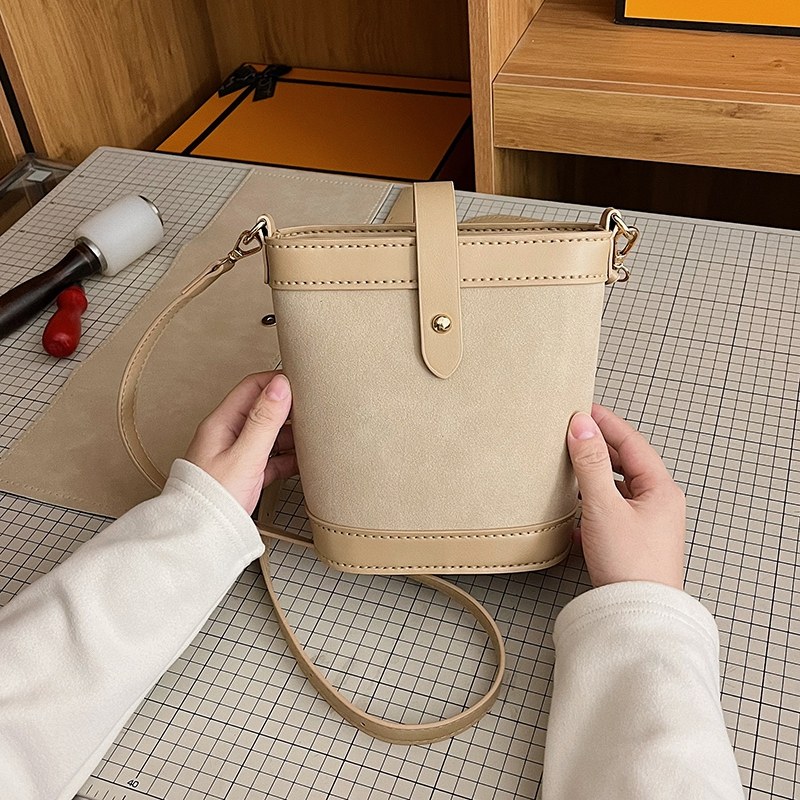 手工编织包包diy材料水桶包