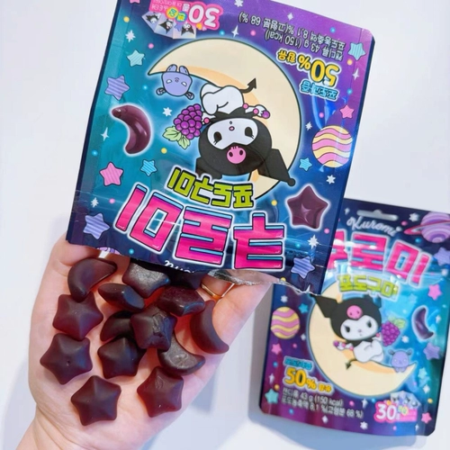 Южная Корея Санру Сейджу Куроми Грейп Фамилль Куроми Ко -килограммы закусок для отправки наклеек