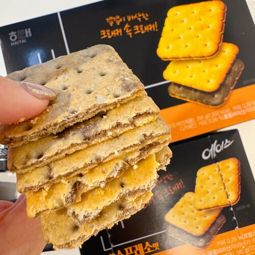 韩国海太咖啡味夹心饼干