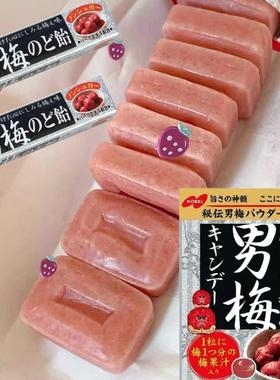 日本进口NOBEL诺贝尔男梅糖紫苏梅子味润喉糖硬糖休闲糖果零食