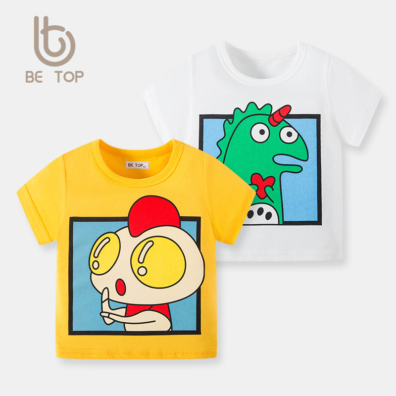 betop童装儿童短袖t恤夏季男童半袖宝宝体恤奥特曼超人怪兽衣服潮
