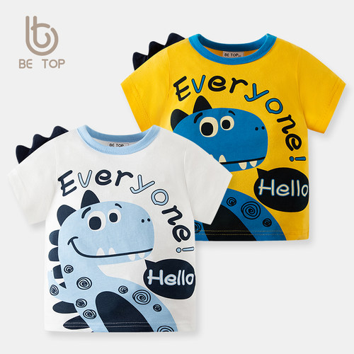 betop圆领韩版短袖卡通夏季新品