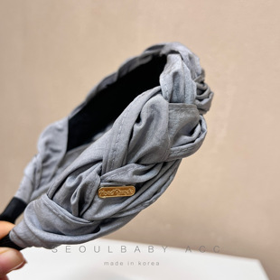 商场柜台同款 韩国进口东大门新款麻花发箍气质细边辫子头箍森女