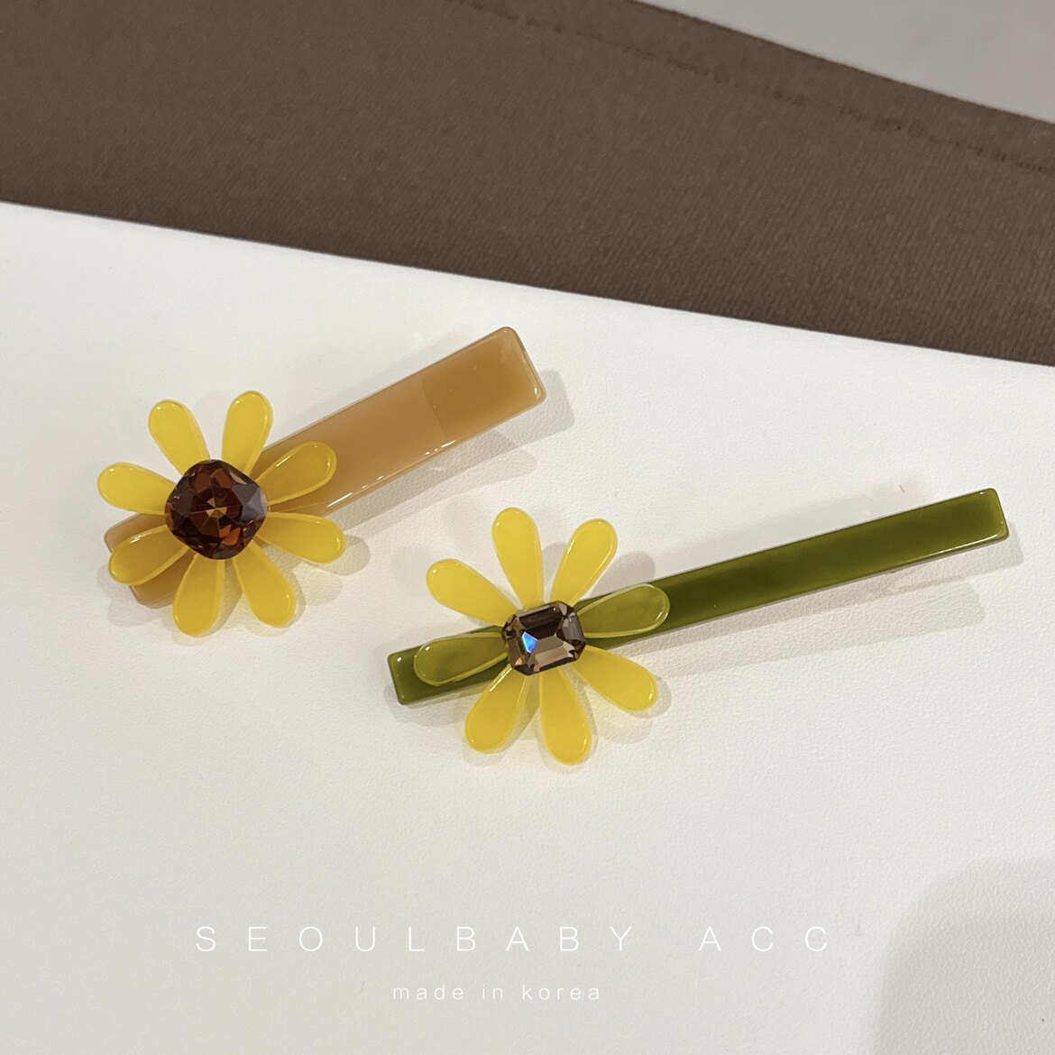 商场柜台 豆家新款鸭嘴夹 阿专柜 韩国代购女头饰2024