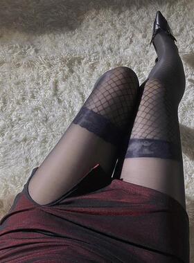 大码丝里斯叠穿伪娘丝袜紧身超薄透明性感男娘调教女装大佬连裤袜