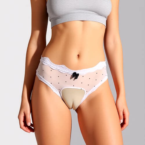 蕾丝性感男扮女装丰阴三角内裤