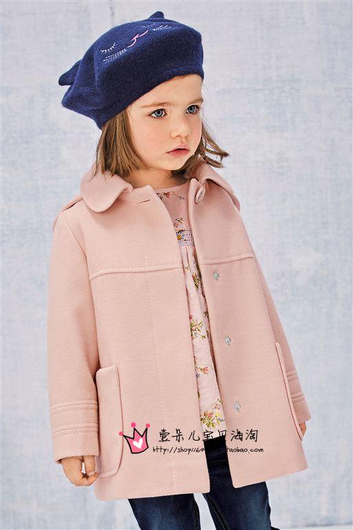 Manteau pour fille NEXT en laine - Ref 2162460 Image 2