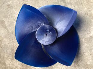 1塑料 全新空调配件轴流风叶460 152轴径8叶片4配套马达YDK65