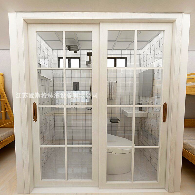 厂家直销SMC整体淋浴房带马桶卫生间长方形浴室家用集装箱房酒店