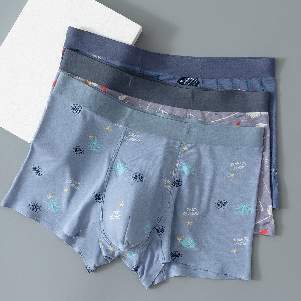 顶呱呱男士内裤男平角裤纯棉中腰舒适透气顶瓜瓜青年学生四角短裤,女士内衣/男士内衣/家居服,男平角内裤,淘宝优惠券,粉丝福利购,淘宝优惠卷