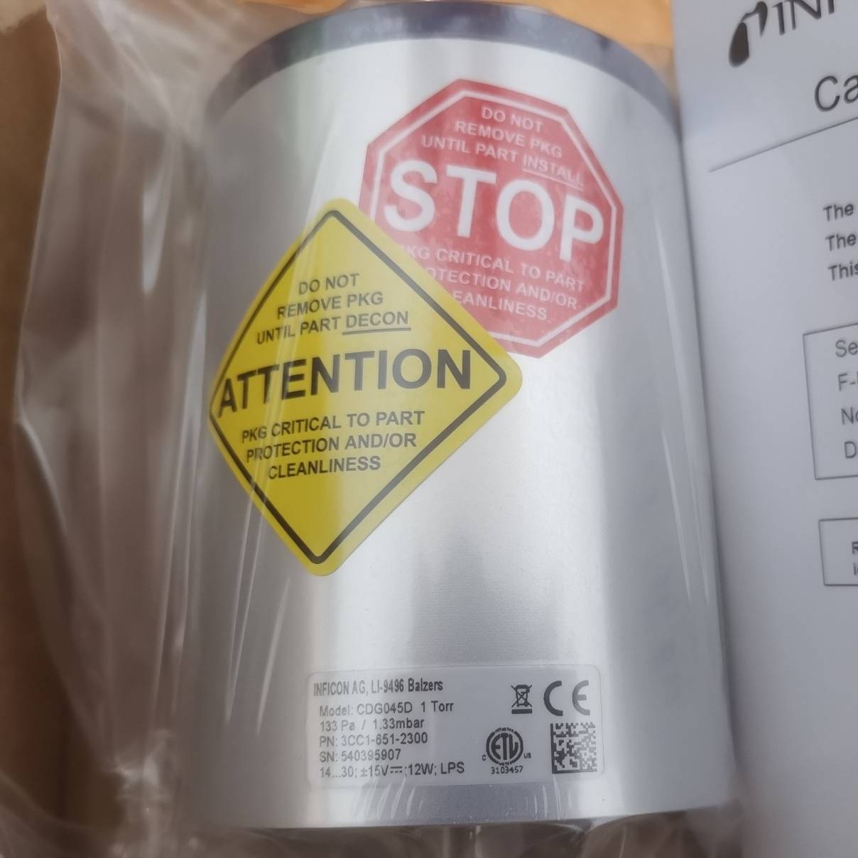 议价康045D 1Torr      含税运