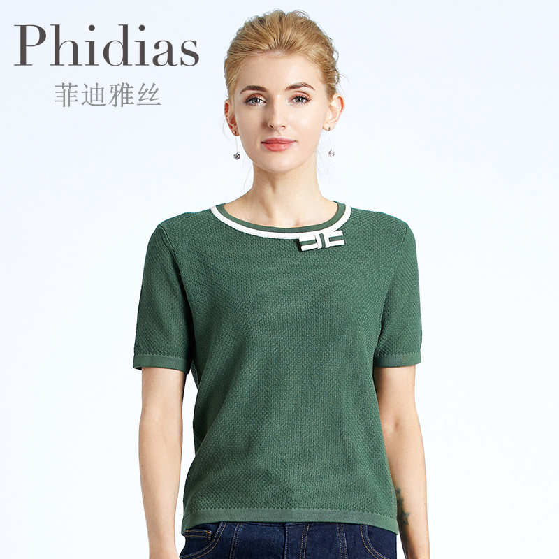 夏季针织衫Phidias套头圆领