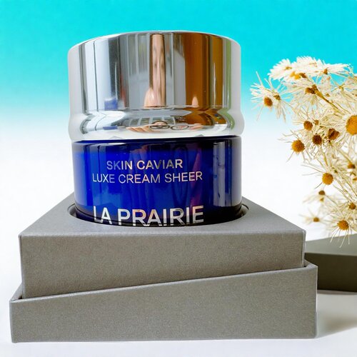 新版La prairie蓓丽莱珀妮LP 蓝鱼子琼贵面霜sheer版50ml清爽抗老