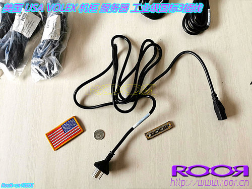 美国 USA VOLEX 机柜 服务器 工业级国标3插 优质电源线  2.5米