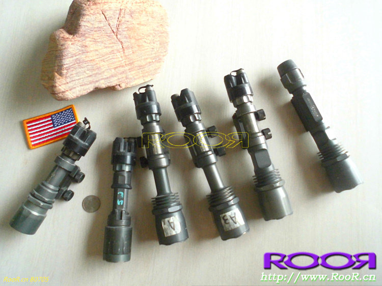 美国 USA 镁鍕 SureFire 神火 SW02 按压尾盖 方型身特殊版手电筒