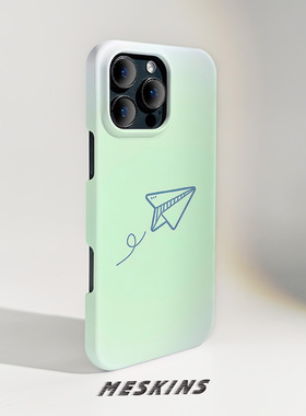 MESKINS适用iPhone17promax磁吸手机壳苹果16新款15保护套磁吸无线充iPhone16壳子17air硬壳pro半包14超薄air