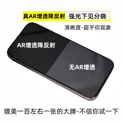 批发苹果AR增透抗反射手机钢化膜