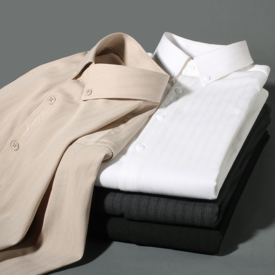 尖领长袖休闲刺绣衬衣超值便宜