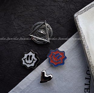 洞洞鞋通用鞋花鞋扣 重工质感金属配饰 crocs鞋面装饰 可拆卸 diy