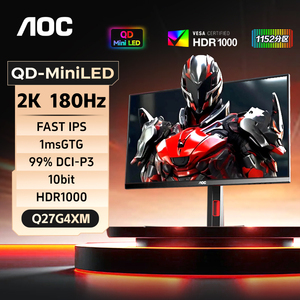 AOC27英寸2K180HzMiniLED显示器Q27G4XM电竞电脑显示屏幕Q27G4ZMN