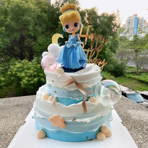 儿童生日蛋糕女孩公主双层质量怎么样 儿童生日蛋糕女孩公主双层口碑怎么样 小麦优选