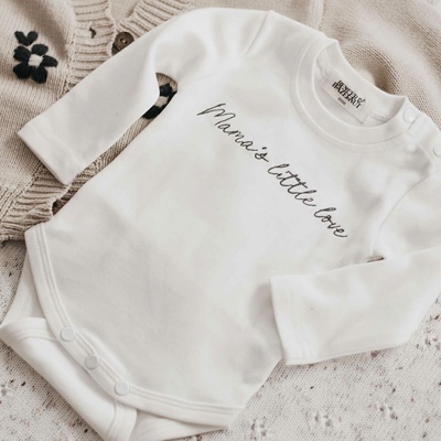 国现｜Bencer Hazelnut母亲节Mama‘s little love长袖T恤/包屁衣