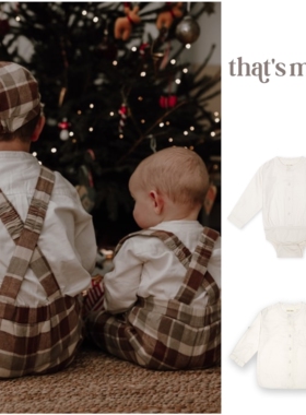 国现｜北欧Thatsmine中山领白衬衫包屁婴幼童男宝