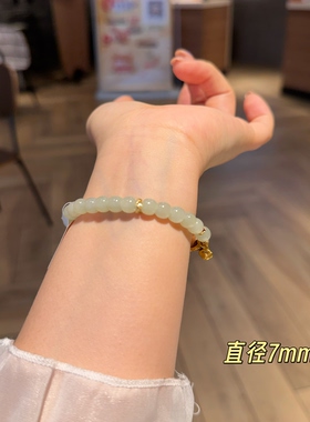 新款天然石时尚高级感气质精致甜美复古手链手串7007