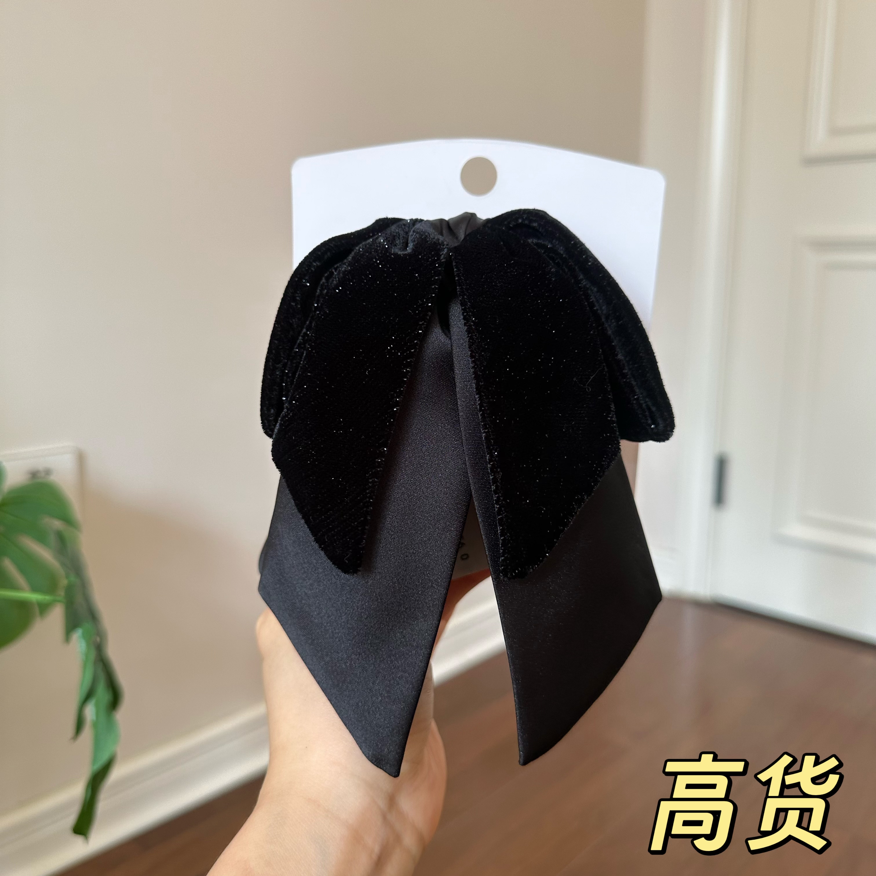 新款高级感法式公主气质精致淑女甜美抓夹复古百搭发饰蝴蝶结0922
