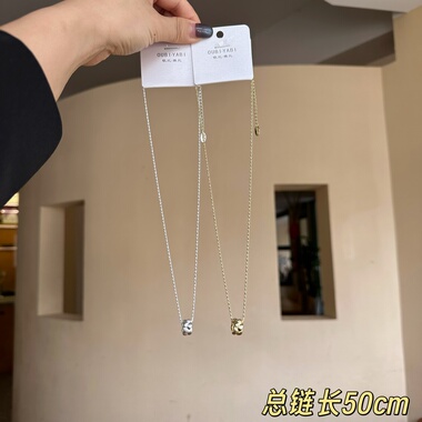 欧比雅比麻花小蛮腰新款项链小众设计高级轻奢气质锁骨链05435