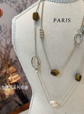 艾鹿美拉德精致个性项链时尚小众设计高级感轻奢气质锁骨链00180