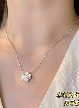古丽古丽新款时尚高级感气质精致925银甜美个性复古百搭项链07478