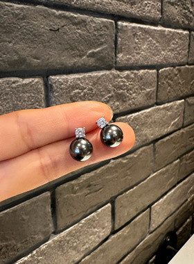 古丽古丽新款高级感精致法式冷淡小众设计感百搭时尚耳环02582