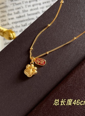 古丽古丽新款项链S925纯银小众设计高级轻奢气质锁骨链耳环08476