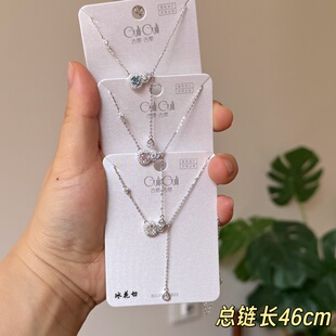 古丽古丽新款时尚高级感气质精致925银甜美个性复古百搭项链08510