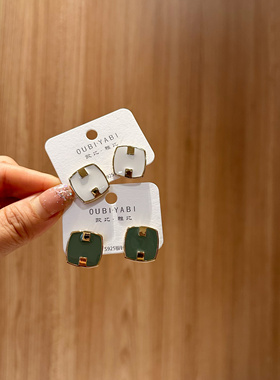 欧比雅比法式新款高级银针耳钉轻奢小众设计感耳环精致百搭26199