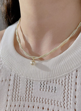 古丽古丽925纯银精致项链时尚小众设计高级感轻奢气质锁骨链07083